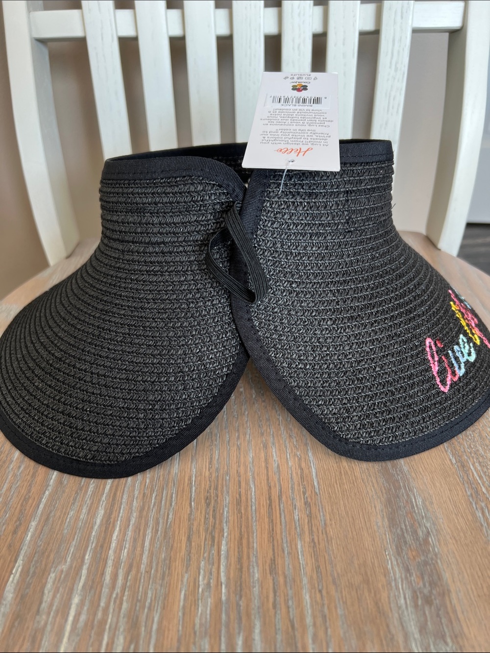 Lug Embroidered 'Live Life in Color' Sun Visor - Picture 2 of 10
